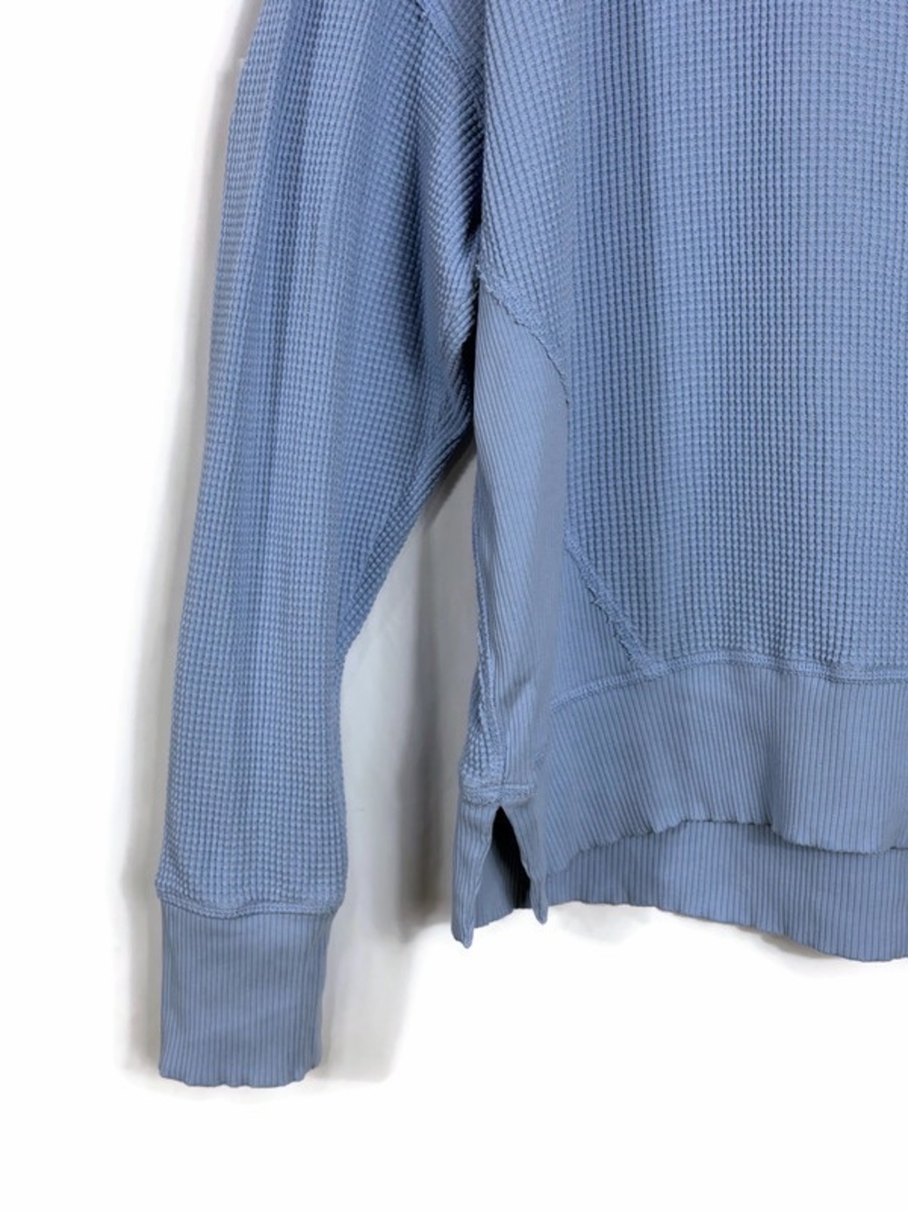 OFFLINE By Aerie Wow! Waffle T-Shirt Relaxed Oversized Blue Size Medium - Picture 5 of 11